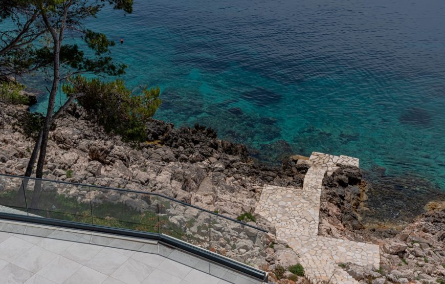Croatia Korcula island waterfront modern luxury villa for rent