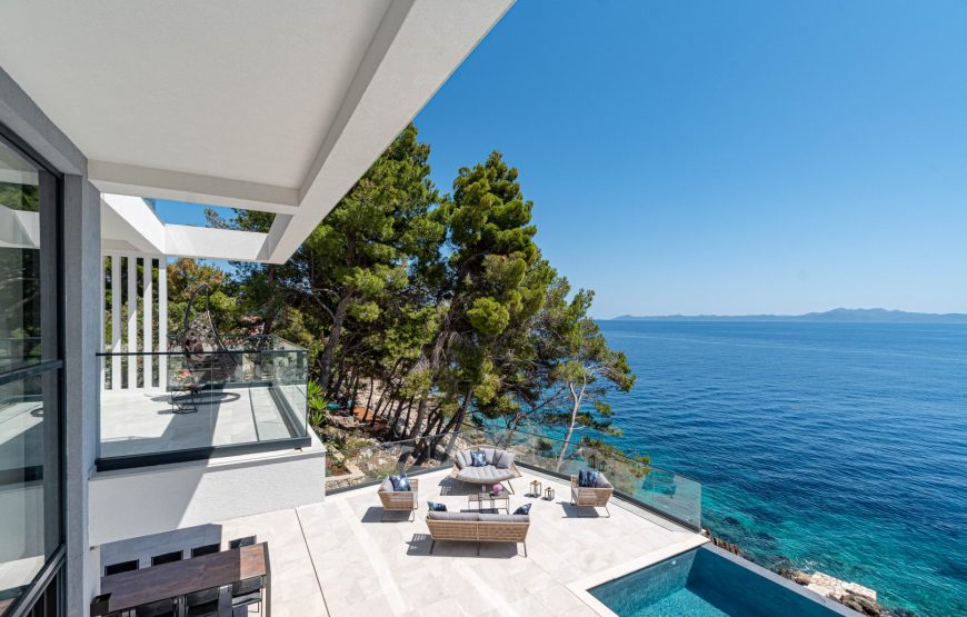 Croatia Korcula island waterfront modern luxury villa for rent