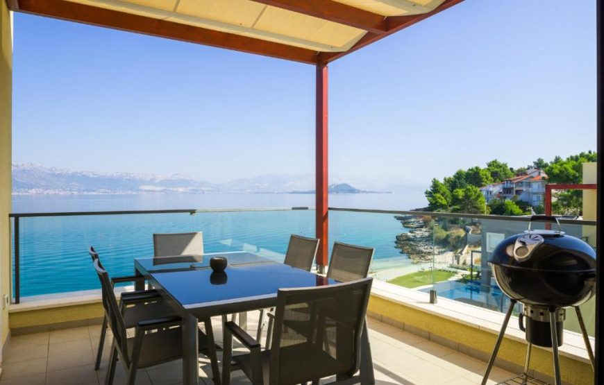 Beach front villas for large groups Trogir area Croatia