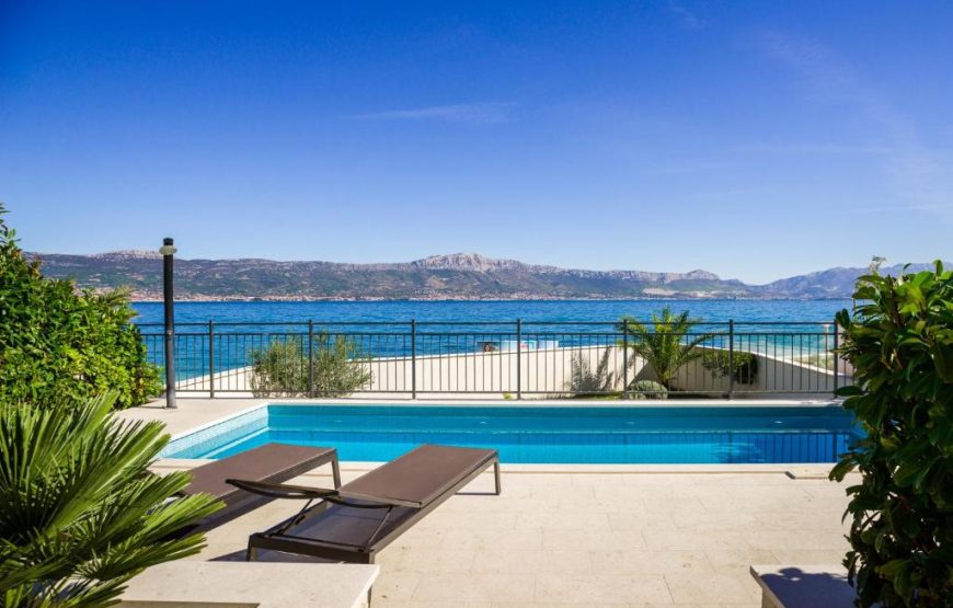 Beach front villas for large groups Trogir area Croatia