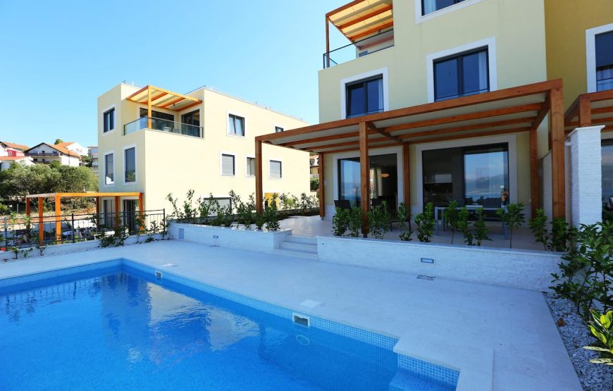 Beach front villas for large groups Trogir area Croatia